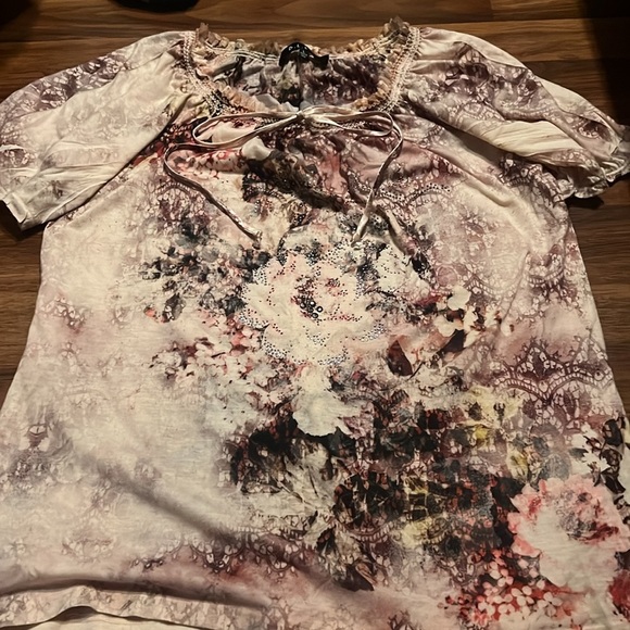 NWOT floral top large - Picture 5 of 5